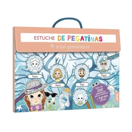 Estuche de Pegarinas mi Arbol Genealogico