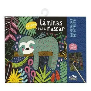 Estuche Laminas Rascar:la Selva.