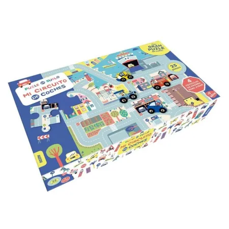 Puzle de Suelo. Mi Circuito de Coches