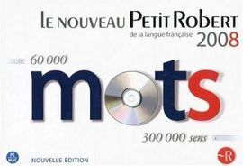 LE NOUVEAU PETIT ROBERT DE LA LANGUE FRANÇAISE + CD-ROM