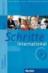 SCHRITTE INTERNATIONAL 3 ALUMNO + EJERCICIOS + CD + GLOSARIO
