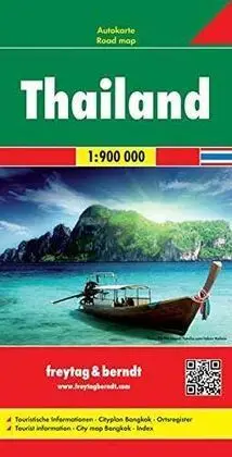 Tailandia, Mapa de Carreteras Escala: 1:900. 000