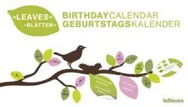 Birthday Calendar Leaves With Stickers 42 X 24 cm