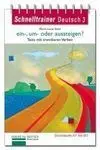 Schnelltrainer Dt. 3. Ein, Um Od Aussteig?