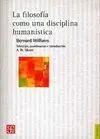 La Filosofía Como Disciplina Humanística