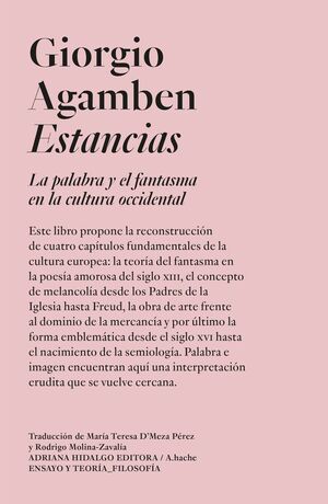 ESTANCIAS:LA PALABRA Y EL FANTASMA EN LA CULTURA OCCIDENTAL