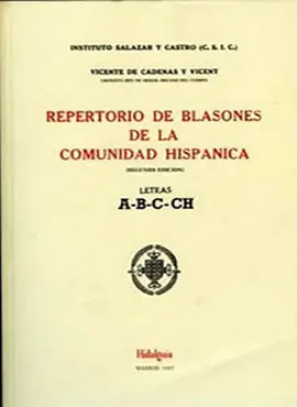 Repertorio Blasones Comunidad Hispánica. Apéndice 1