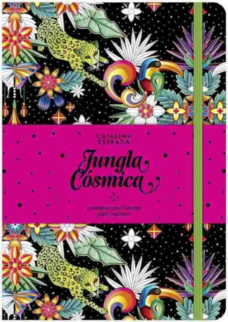 Jungla Cósmica. Cuaderno con Láminas para Colorear