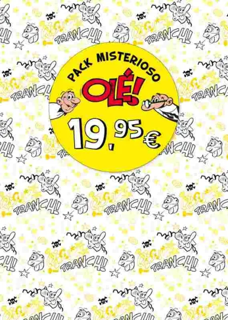 (Pack). Misterioso Ole! Amarillo. (Ole! Mortadelo)