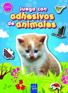 Juega con Adhesivos de Animales. Azul