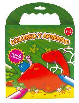 COLOREO Y APRENDO (INCLUYE ROTULADORES) (VERDE)