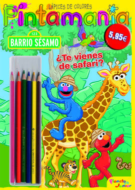 BARRIO SÉSAMO. PINTAMANÍA LÁPICES DE COLORES