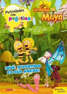 La Abeja Maya. Actividades con Pegatinas. Ique Div
