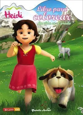 Heidi. Libro Colorear. La Vida en el Prado