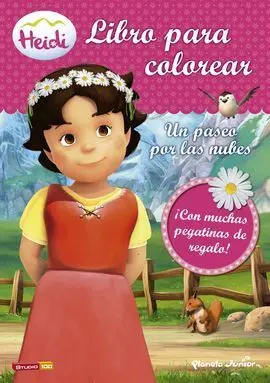 Heidi. Un Paseo por las Nubes. Colorear con Pegati