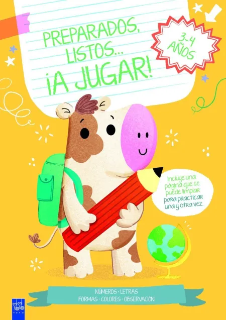 Preparados, Listos... ¡A Jugar! 3-4 Años Naranja