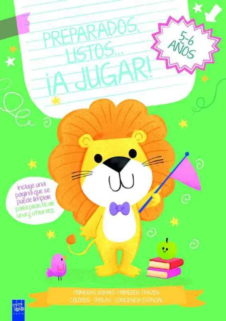 Preparados, Listos... ¡A Jugar! 5-6 Años Verde