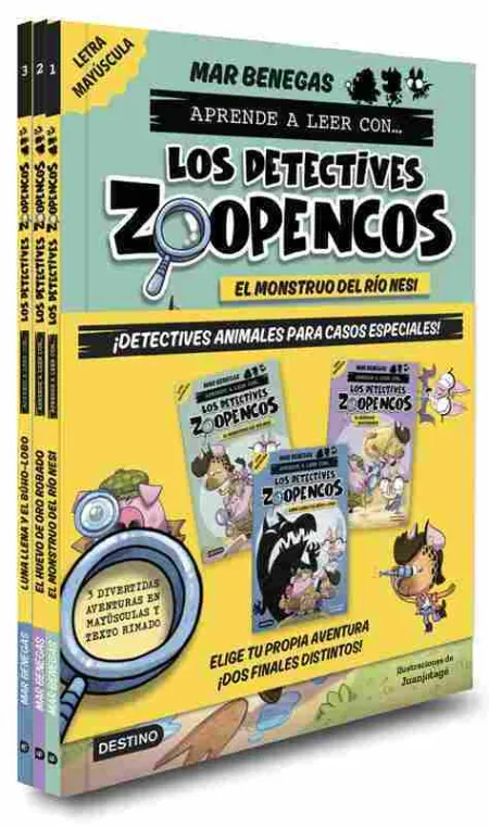 Pack Aprende a Leer con... los Detectives Zoopencos 1-3. Elige tu Historia