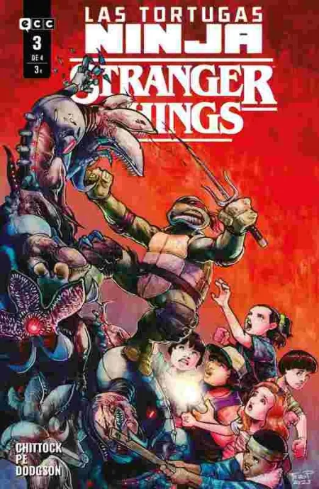Las Tortugas Ninja/Stranger Things Núm. 3 de 4
