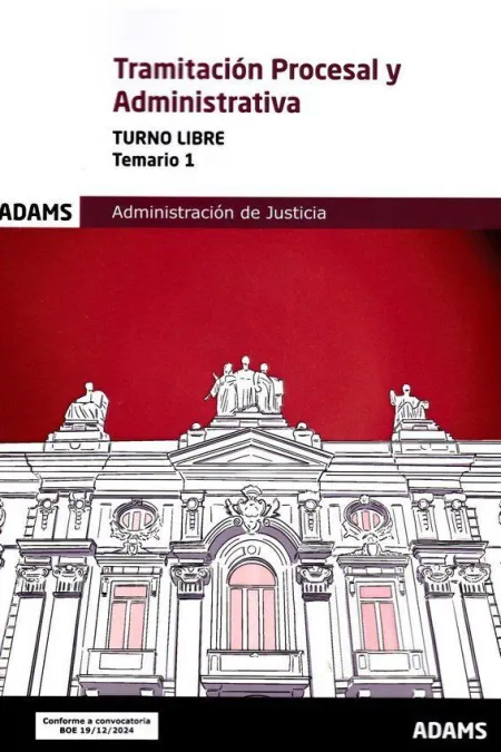 Tramitación Procesal y Administrativa Turno Libre Temario 1
