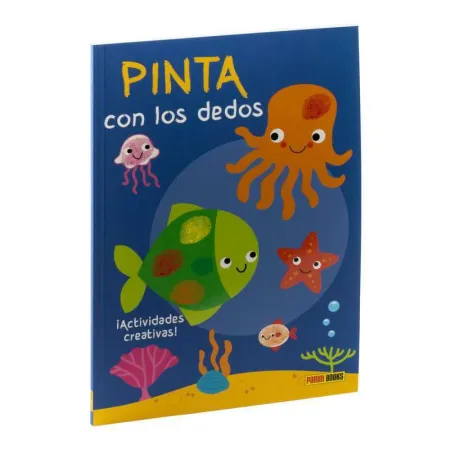 Pinta con Dedos Azul Act