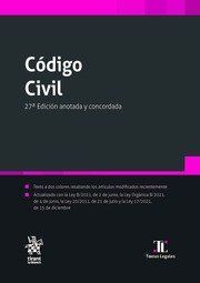 CÓDIGO CIVIL 27ª EDICIÓN ANOTADA Y CONCORDADA