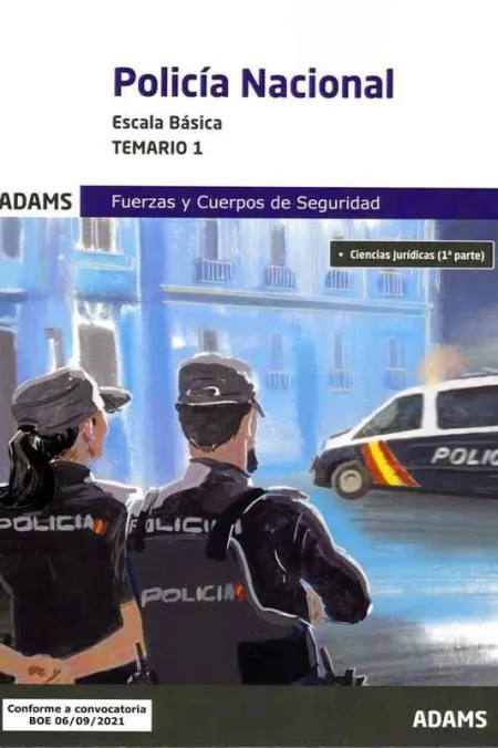 Temario 1 Policía Nacional. Escala Básica