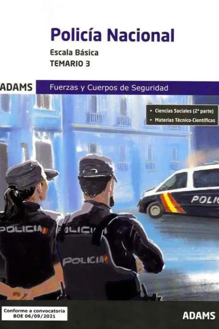 Temario 3 Policía Nacional. Escala Básica
