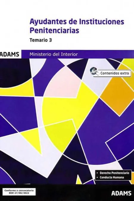 Temario 3 Ayudantes de Instituciones Penitenciarias