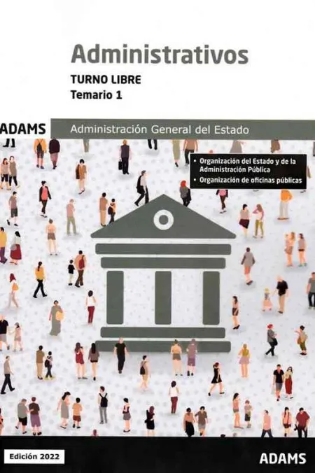 Temario 1 Administrativos Administración del Estado, Turno Libre