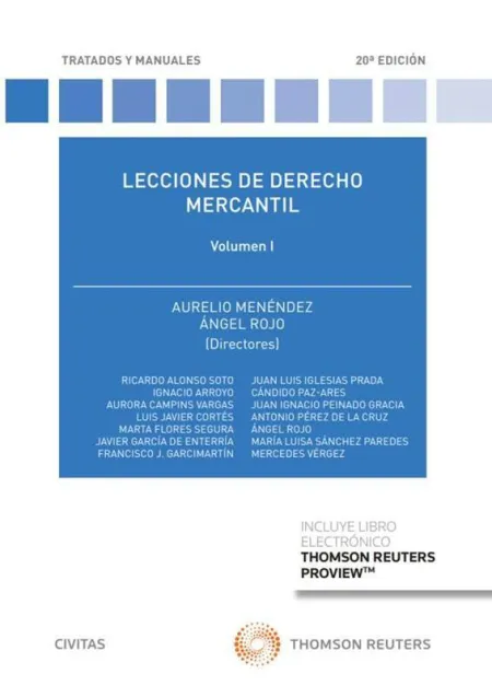 Lecciones de Derecho Mercantil Volumen I (Papel + E-Book)