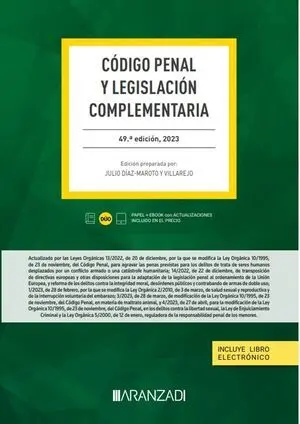 Código Penal y Legislación Complementaria (Papel + E-Book)