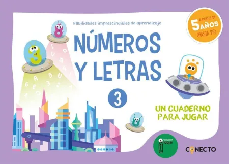 Números y Letras 3 (5Años). Habilidades Impresci de Aprendiz
