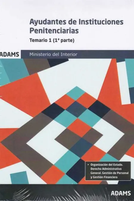 Temario 1 Ayudantes de Instituciones Penitenciarias