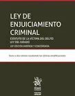 LEY DE ENJUICIAMIENTO CRIMINAL  28 EDIC
