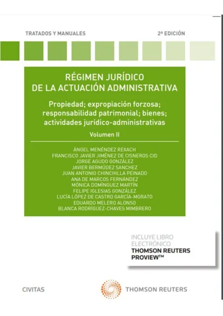 Régimen Jurídico de la Actuación Administrativa. Volumen Ii (Papel + E-Book)