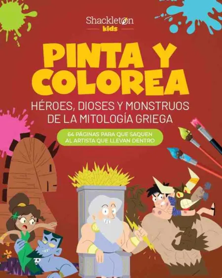 Pinta y Colorea Heroes, Dioses y Monstruos de la Mitologia G