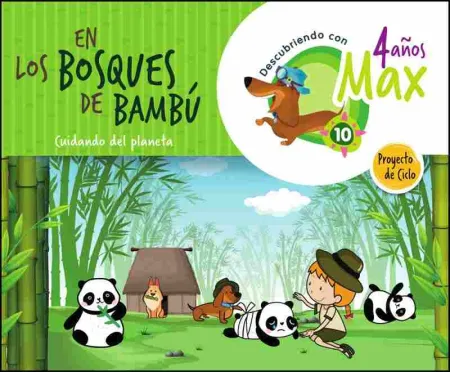 Descubriendo con Max. En los Bosques de Bambu. Cuidando del Plane