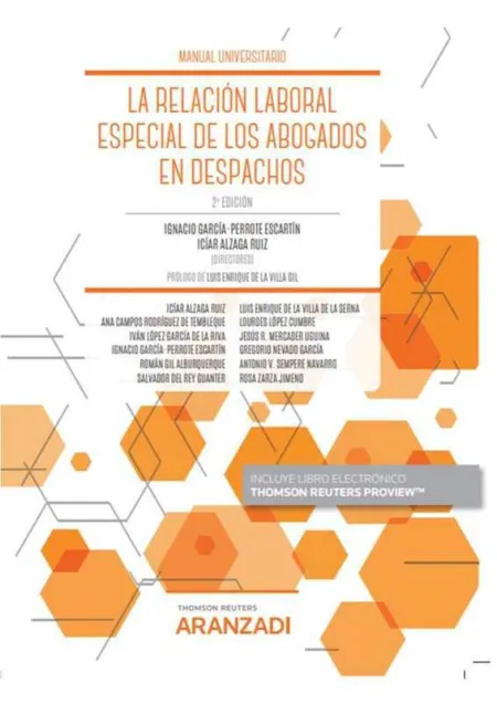 Relacion Laboral Especial de los Abogados en los Despachos, la