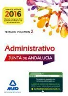 Temario 2 Administrativo Junta Andalucia 2016