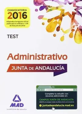 Test Administrativo Junta de Andalucia 2016