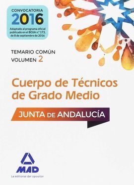 CUERPOS DE TÉCNICOS DE GRADO MEDIO DE LA JUNTA DE ANDALUCÍA.