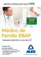 Medico de Familia Ebap Volumen 5 Temario Especifico Sas 2016