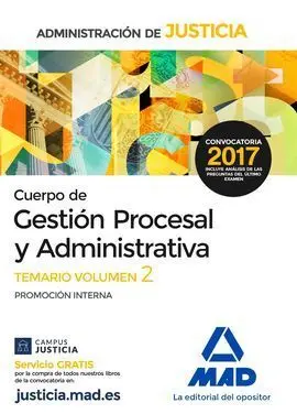 Cuerpo de Gestión Procesal y Administrativa de la Administración de Justicia (Pr