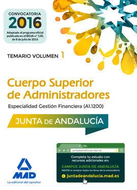 Cuerpo Superior de Administradores [Especialidad Gestión Financiera (A1 1200)] D