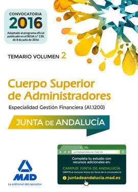 Cuerpo Superior de Administradores [Especialidad Gestión Financiera (A1 1200)] D