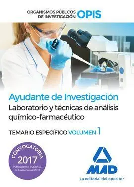 Ayudantes de Investigación de los Organismos Públicos de Investigación. Laborato