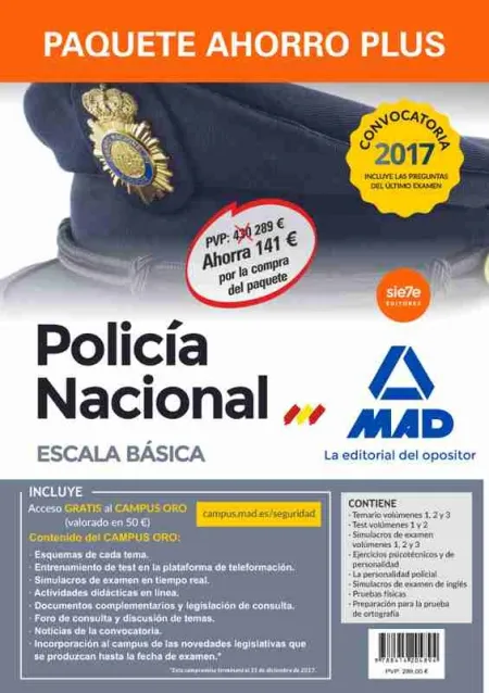 Venta Anticipada Paquete Ahorro Plus Escala Basica Policia Nacion