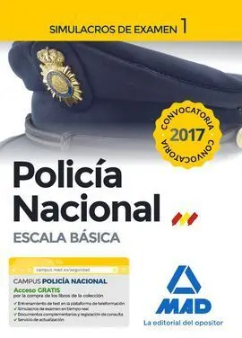 Policía Nacional Escala Básica. Simulacros de Examen 1