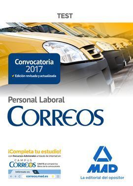PERSONAL LABORAL DE CORREOS Y TELÉGRAFOS. TEST